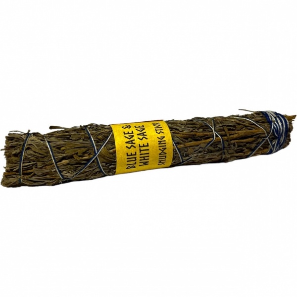 Blue Sage & White Sage Smudging Stick - 7''